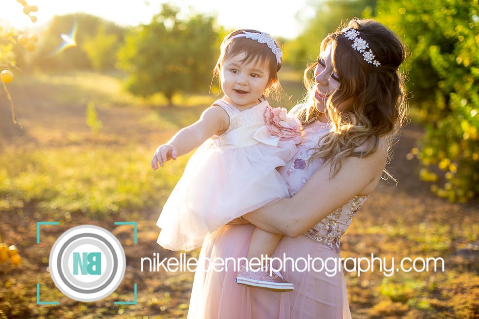 Maternity mom and daughter photography