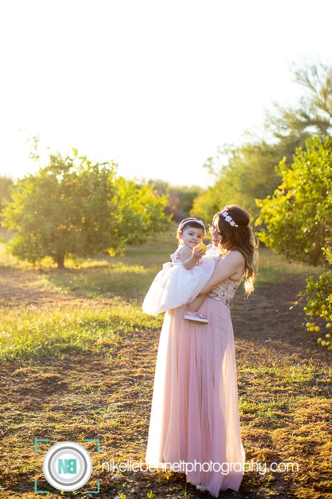 Maternity mom and daughter photography