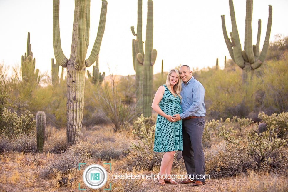 Arizona Desert Maternity Portraits