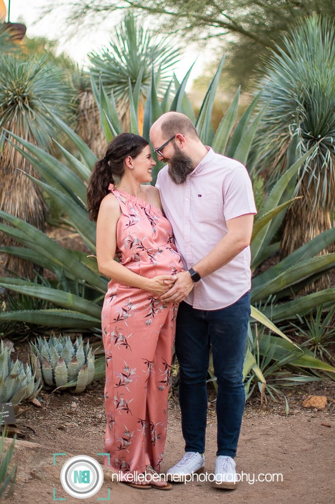 Desert Botanical Gardens Maternity Photography