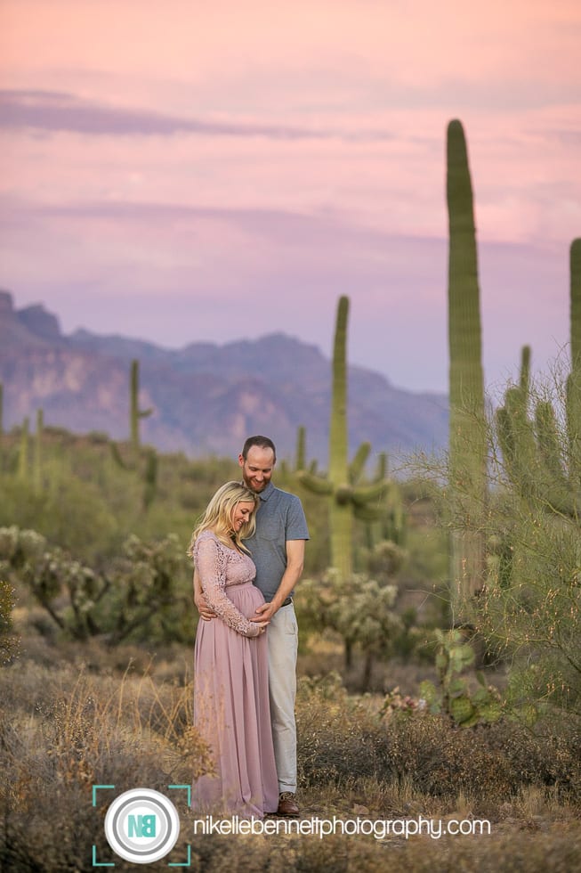 Arizona Desert Maternity Photography