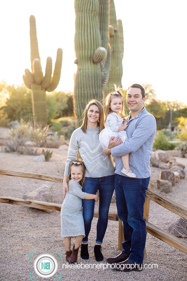 Arizona Cacti Family Pictures