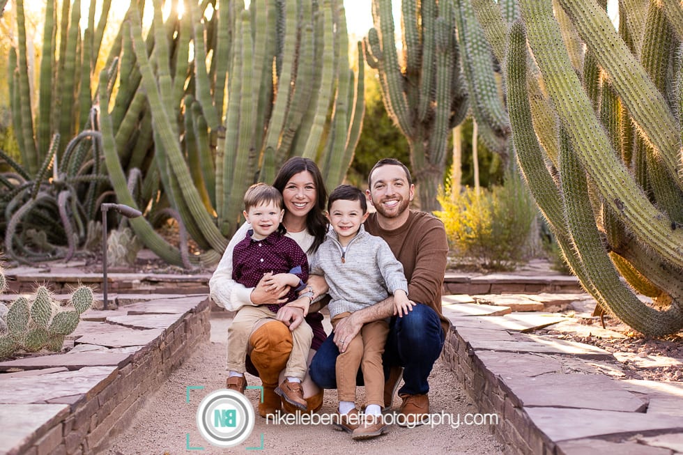 Desert Botanical Garden Family Photos