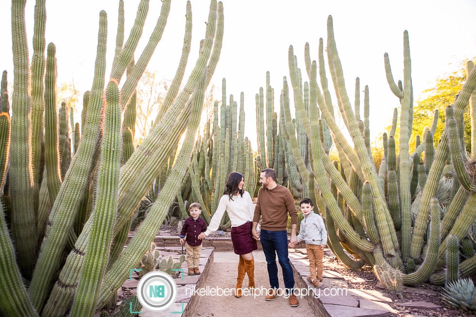 Desert Botanical Garden Family Photos